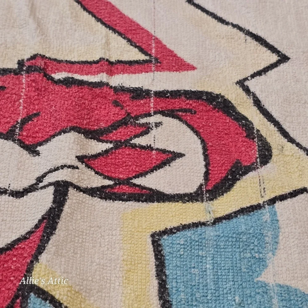 Mighty Morphin Power Rangers Beach Towel Bath Kimberly Pink Jason Red Vintage 94